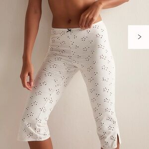 NWT Free People Intimately Full Bloom Capris